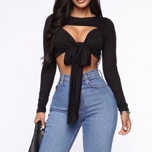 Cut Out Wrap Top